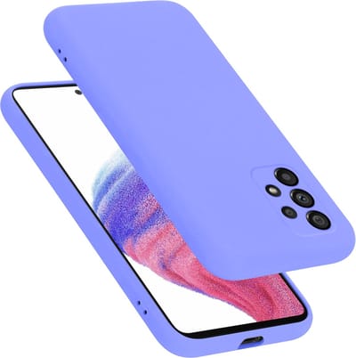 Cadorabo Hoesje geschikt voor Samsung Galaxy A53 5G in LIQUID LICHT PAARS - Beschermhoes gemaakt van flexibel TPU silicone Case Cover