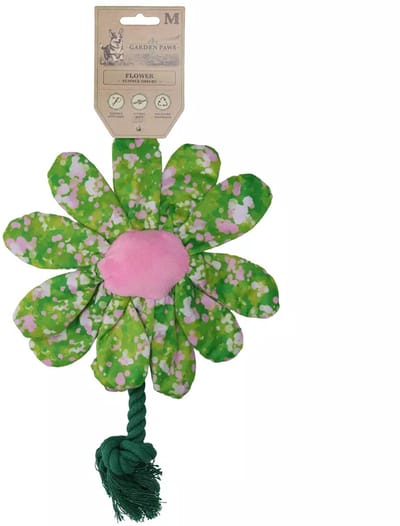 Garden Paws Trektouw M - Extra Stevig Hondentouw - Hondenspeelgoed - Scarecrow Summer Shrubs