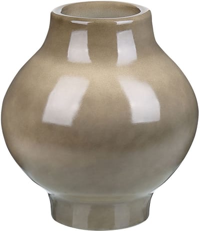 MAGAN - Bloemenvaas - Taupe - 25 cm - Terracotta