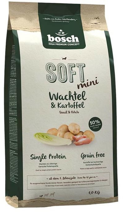 Bosch Soft Mini Hondenvoer - Kwartel en Aardappel - 1 kg