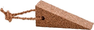 1x Deurstoppers / deurwiggen kurk - 4,5 cm - wig