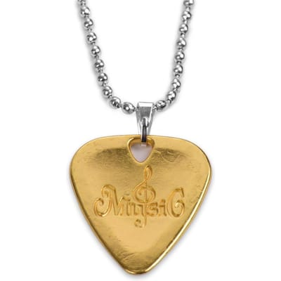 Collana in metallo placcato in lega di zinco spessore 1,2 mm avec catena a beige