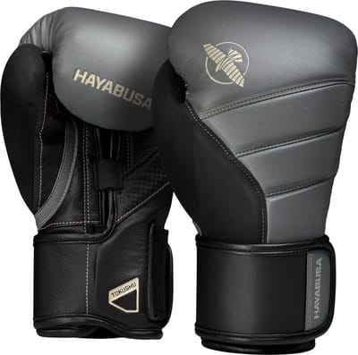 Hayabusa T3 Bokshandschoenen - Grijs / Zwart 12 oz