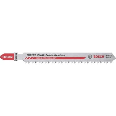 Bosch Accessories 2608900566 Expert Plastic Composites Clean T 301 CHM decoupeerzaagblad, 3 stuks 3 stuk(s)