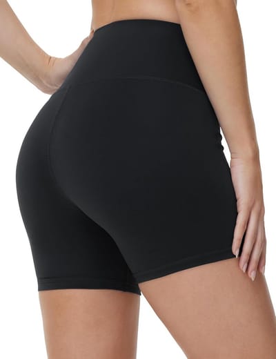 Dames High Waist Yoga- en Trainingsshorts met Buikcontrole