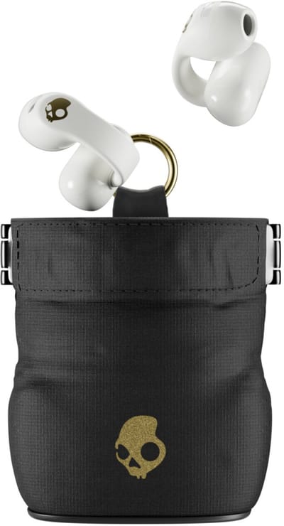 Skullcandy Push 720 Open True Wireless Oortjes - Open-Ear Oordopjes - Clip-on Design - Draadloze Oplaadhoes - Wit
