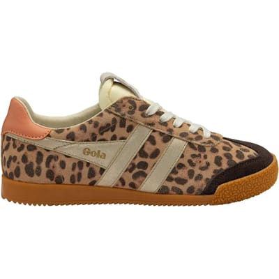 Gola Elan Safari - Damessneaker - Leopard-Mocha-Goud-Terracotta