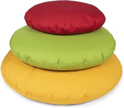 Zitzak Stoel - Zetel Kussen - Binnen Buiten - Waterproof Materiaal - 145cm Diameter - Beige