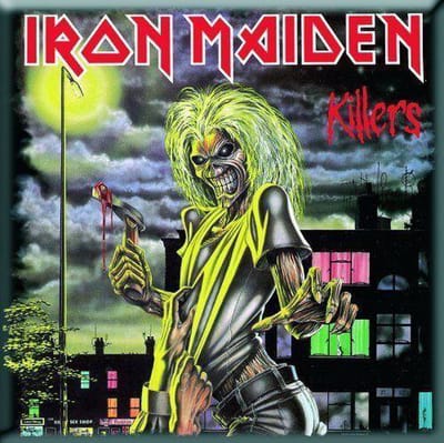 Iron Maiden - Killers - Koelkast magneet - 7.5 x 7.5 cm