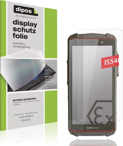 dipos – 4x Matte Beschermfolie geschikt voor i.safe MOBILE IS540.M1 | Krasbestendige & antireflecterende Screenprotector Ultra-Thin