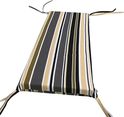 Tuinbank Kussen - Zitkussen Bank - Buiten Ontspannen - Met Bevestigingsbanden - 50 x 150 cm - Gestreept