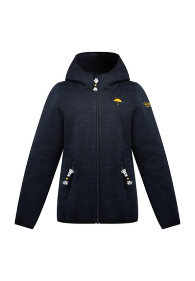Schmuddelwedda Gebreide fleeceblouse voor meisjes meisjes (kinderen) marine gem