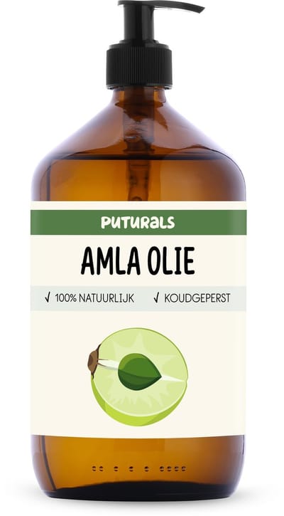 Puturals Amla Oil 100% Natuurlijk - 1000ml - Koudgeperst en Puur - Amla Olie voor Haar en Huid