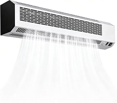 Luchtgordijn Machine - Wandventilator - Schone Lucht - Bewegingssensor - 90 cm - Multicolor