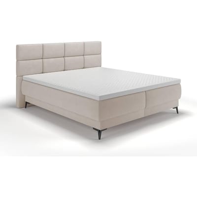 Boxspring Reyuno velvet met opbergruimte 180 x 200 cm | Selsey Design