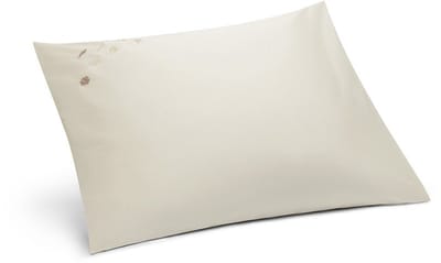 Yumeko kussensloop katoensatijn warm wit seashell 60x70 - Bio, eco & fairtrade - 1 stuk