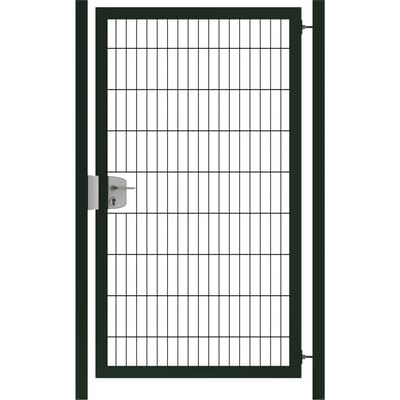 Intergard Metalen Tuinpoort dubbelstaafmatten gepoedercoat 203cm hoog en 100cm breed