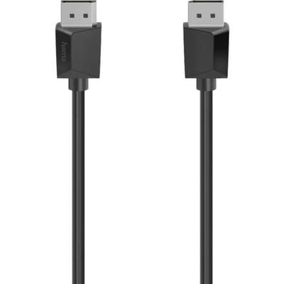 Hama 00200697 DisplayPort-kabel DisplayPort Aansluitkabel DisplayPort-stekker, DisplayPort-stekker 3.00 m Zwart Afgeschermd (dubbel)