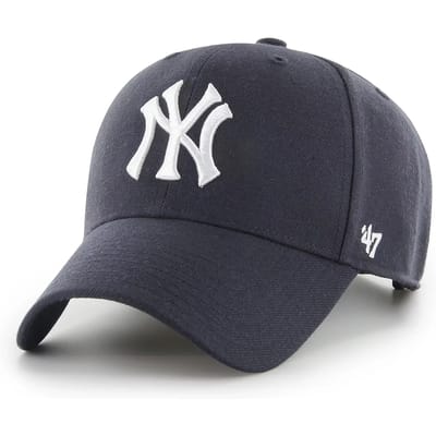 47 Brand MLB New York Yankees MVP Cap B-MVPSP17WBP-NYC, Unisex, Marineblauw, Pet, maat: One size