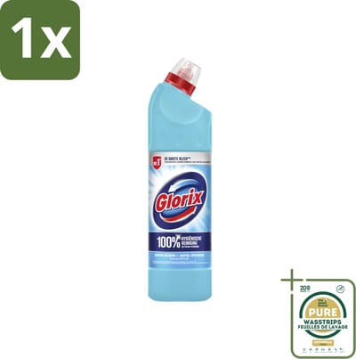 1 x Glorix Bleek Eucalyptus 750 ml- Bleek - Toilet Reinigen - Hygiëne - Eucalyptusgeur - Kalkaanslag