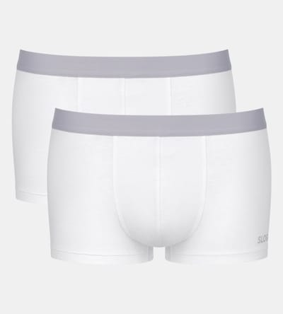 sloggi men GO ABC 2.0 Hipster 2P Heren Onderbroek - WHITE - Maat M