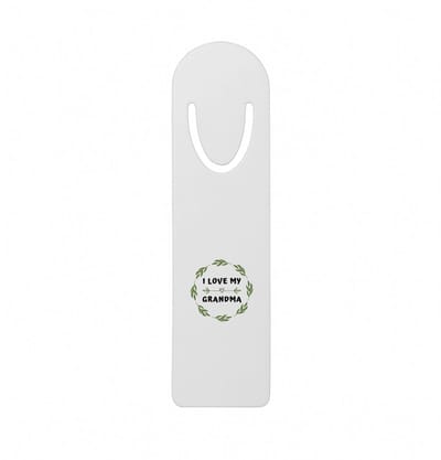 Hacebo® - I love my grandma metalen boekenlegger - Oma - liefste oma - verjaardag - cadeautje voor oma - oma artikelen - kado - geschenk Bladwijzer boekenleggers - 12.7 cm x 3.2cm