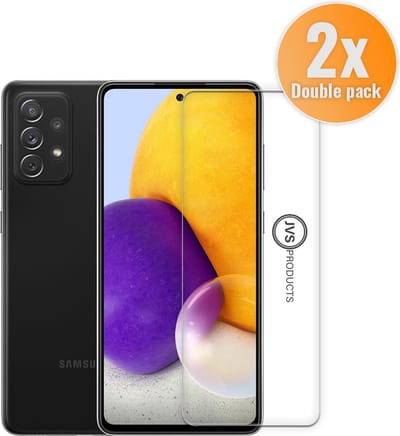 Double Pack - Screenprotector geschikt voor Samsung Galaxy A52 - Tempered Glass - Beschermglas - Glas - 2x Screenprotector - Transparant