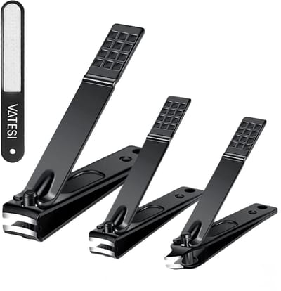 VATESI Nagelknipper Set met Nagelvijl - Teennagelknipper - Geschikt voor Dikke Nagels & Kalknagels - Nageltang - Pedicure Set - Manicure Set