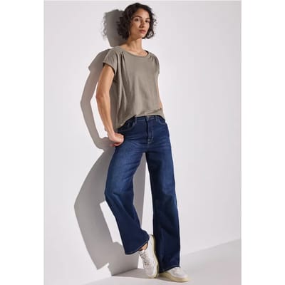 Shirt met rimpels