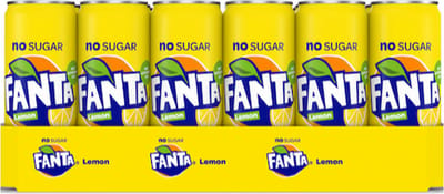 Tray Fanta lemon zero - 24 x 330 ml