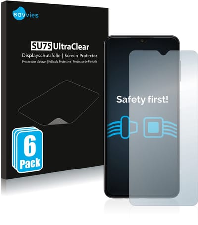 Savvies - Screenprotector voor Samsung Galaxy A04s - Folie Beschermfolie transparant 6 Stuks