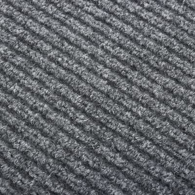 vidaXL - Droogloopmat - 100x300 - cm - grijs