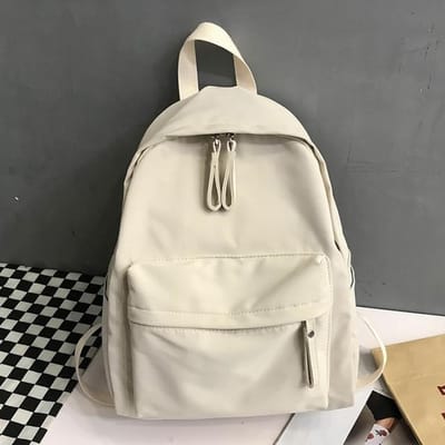 Mode Rugzak Canvas Vrouwen Rugzak Anti-diefstal Schoudertas Nieuwe Schooltas Voor Tienermeisjes School Rugzak Vrouwelijk wit