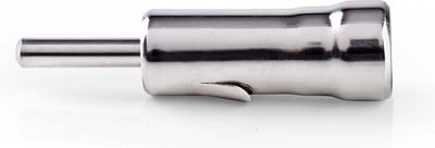 Nedis Connector voor Auto-Antenne - Recht - Male - Koper - 50 Ohm - Druk op - Metaal - Zilver - 10 Stuks - Envelop
