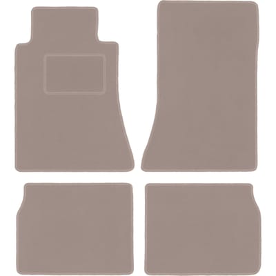 Beige veloursmatten voor: Mercedes C 190 W201 sedan (1982-1993)