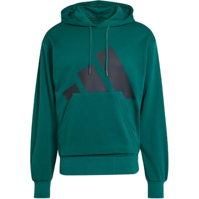 Adidas Essentials Big Logo French Terry Hoodie Groen M Man