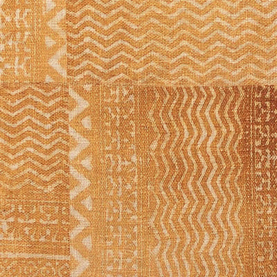 FIROZABAD - Plaid - Mosterdgeel - 130 x 180 cm - Katoen