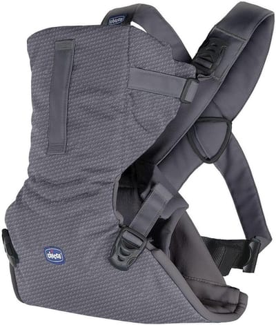 Draagzak Baby - Draagband Draagdoek - Vanaf Geboorte - Ergonomische M-Positie - 18x12.5x30.5 cm - Grijs