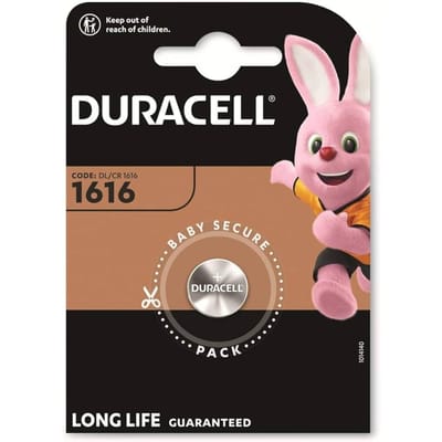 Duracell Lithium CR1616 Knoopcel (1-pack)