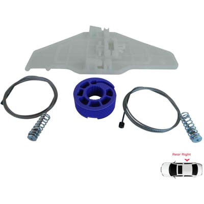 Kit de réparation de lève-vitre électrique BWR1200 Arrière Droit pour Citroen C5 MK2 MK3 RD/TD RC RD RW 2007-2018 4/5 Portes 9675915180