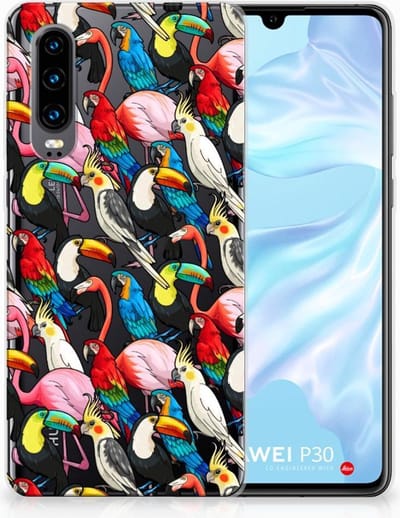 Huawei P30 TPU Hoesje Birds