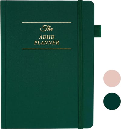 ADHD Planner voor Volwassenen - Ongedateerd Dagelijks en Wekelijks Dagboek voor Focus, Organisatie en Tijdmanagement