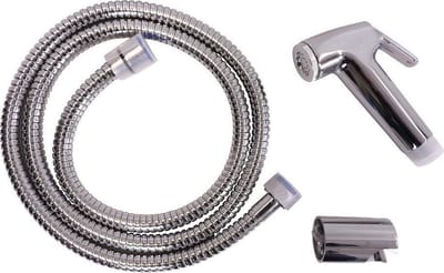 WillieJan Toiletdouche Set A301 - Verchroomd ABS - Compact - Set; Bidet Sprayer, Slang en Ophangbeugeltje