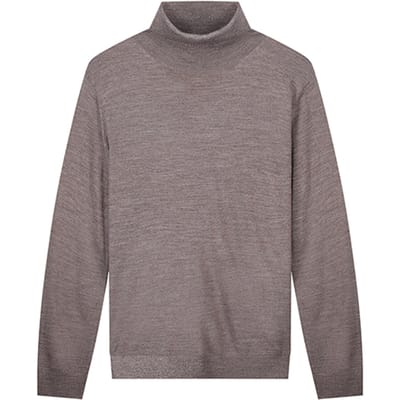 Dstrezzed Ds_destin Turtle Neck Coffee Size: XXL | Turtlenecks Outlet | Heren | Grijs