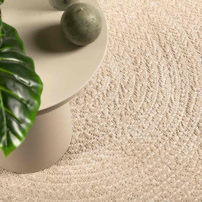 vidaXL - Vloerkleed - ZIZUR - beige - binnen - en - buiten - 60x110 - cm - jute - look