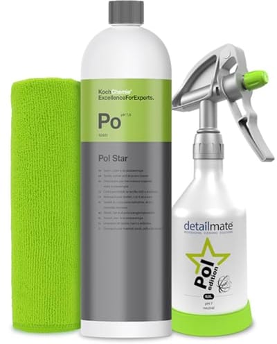 Interieurreinigingsset voor textiel, leer en alcantara - 1 liter reiniger met spuitfles en microvezeldoek