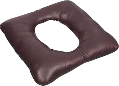 Toiletverhoger Kussen - Toiletbril Verhoger - Meer Comfort - Waterdicht Antislip - 42x42x8 cm - Zwart