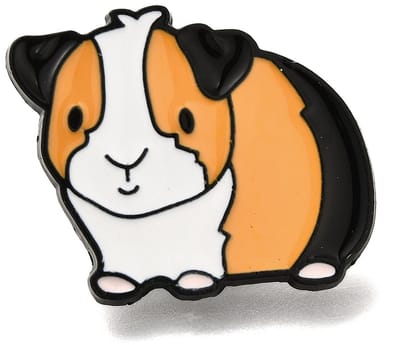 Pin hamster, huisdier, emaille pin, broche, kledingspeld, gift