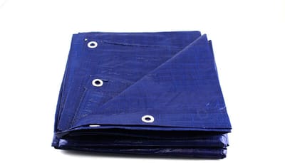 Sirocco Afdekzeil Blauw 4m x 5m (90 gr/m²) - Waterdicht Beschermzeil voor Tuin en Camper - Duurzaam en UV-bestendig