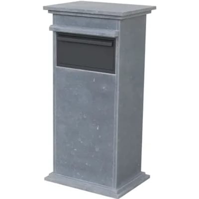 Pakketbrievenbus Sevilla Parcel - Natuursteen - Blauwe Hardsteen - 51x103x39cm